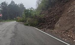 SON DAKİKA: Doğanyurt-İnebolu yolunda heyelan