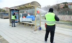 Kastamonu’da otobüs duraklar pırıl pırıl oluyor