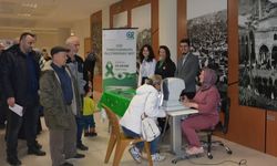 Kastamonu’da vatandaşlara göz tansiyonu ölçümü yapıldı