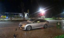 Cide’de dolu ve fırtına etkili oluyor