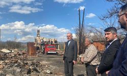 Kastamonu Müftüsü Bekir Derin'den yangınzedelere ziyaret