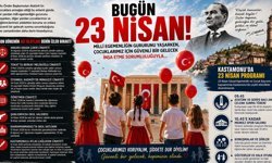 Bugün 23 Nisan Ulusal Egemenlik ve Çocuk Bayramı!