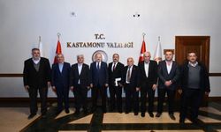 Cide muhtarları Vali makamına çıktı