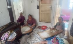 Cide’nin köylerinde kadınların tatlı bayram telaşı başladı