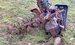 Çiftçi çapa makinesine bacaklarını kaptırdı