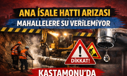 SON DAKİKA: Kastamonu’da ana hat arızası: Mahallelere su verilemiyor!