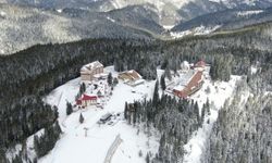 Ilgaz Dağı Nisan’da beyaza büründü