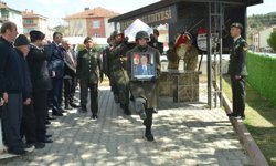 Kastamonulu gazi askeri törenle son yolculuğuna uğurlandı