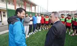 Kastamonuspor U16 takımına moral ziyareti