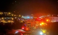 Kömür kazanı ve tüp patladı, villa kül oluyordu