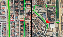 Kuzeykent’te 3 sokak trafiğe kapatılacak