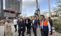 Olukbaşı Kavşağı’nda dikkat çeken mesaj!