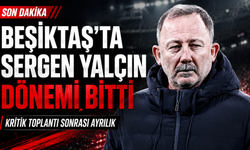 Beşiktaş’ta Sergen Yalçın istifa etti