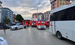 Arızalanan otobüs geri kaydı, ortalık karıştı