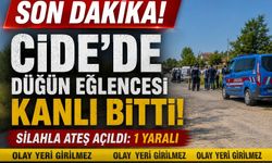 Cide’de düğün eğlencesi kanlı bitti