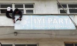 İYİ Parti Hanönü İlçe Teşkilatı kapıya kilit vurdu