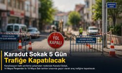 Kastamonu’daki bu sokak 5 gün boyunca trafiğe kapatılacak