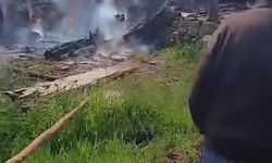 Kastamonu Tosya'da samanlık yangını