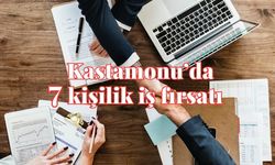 Kastamonu’da 7 kişilik iş fırsatı