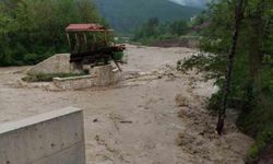 Kastamonu’da sağanak yıktı geçti: Köprü sele kapıldı