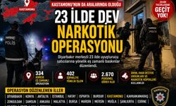 Kastamonu dahil 23 ilde dev NARKO operasyon!