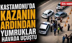 Kastamonu’da kazanın ardından yumruklar havada uçuştu