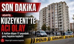 Kuzeykent'te feci olay: 8. kattan düşen genç kurtarılamadı