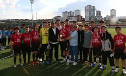 Okul sporlarında futbol heyecanı sona erdi