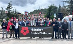 Sumud Filosuna saldırı Kastamonu’da protesto edildi