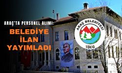 Araç’ta personel alımı: Belediye ilan yayımladı!