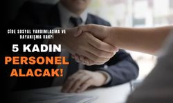 Cide SYDV 5 kadın personel alacak!