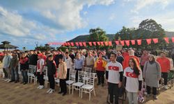 Cide'de milli maç coşkusu hep birlikte yaşandı