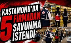 Kastamonu’da 5 firmadan savunma istendi