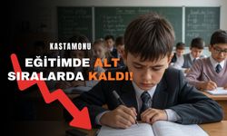Kastamonu eğitimde alt sıralarda kaldı!