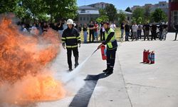 Kastamonu İtfaiyesinden DSİ’ye yangın güvenliği eğitimi