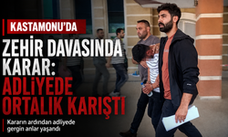 Kastamonu’da zehir davasında karar çıktı, adliyede ortalık karıştı