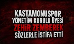 Kastamonuspor Yönetim Kurulu üyesi zehir zemberek sözlerle istifa etti