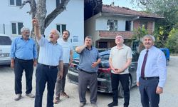 AK Parti heyetinden yangınzede aileye ziyaret