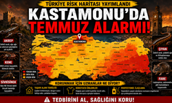 Türkiye risk haritası yayımlandı: Kastamonu’da Temmuz alarmı!