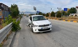 Doğu Çevre Yolu'nda kaza: Motosiklet sürücüsü yaralandı!