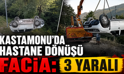 Kastamonu'da hastane dönüşü facia: 3 yaralı