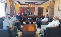 İYİ Parti Cide Teşkilatından Kaymakam Atalık'a hayırlı olsun ziyareti
