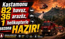Kastamonu 82 havuz, 36 arazöz, 1 helikopterle sezona HAZIR!