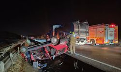 Kastamonu plakalı araç Susurluk'ta kaza yaptı: 5 yaralı