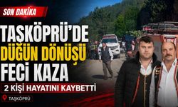 Kastamonu'da düğün dönüşü feci kaza: 2 ölü