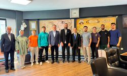 Kastamonu’da milli sporculara tebrik ziyareti
