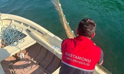 Kastamonu’da kaçak av ağına el konuldu