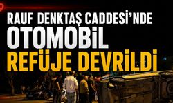 Kastamonu’da kontrolden çıkan otomobil yan yattı