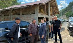 Serap Ekmekçi'den yangınzede aileye ziyaret