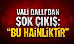 Vali Dallı’dan şok çıkış: “Bu hainliktir”